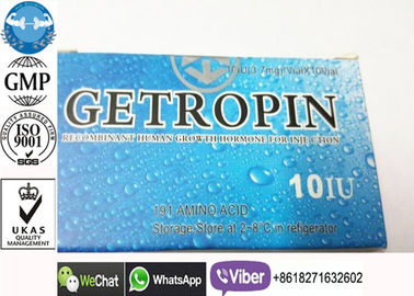 GMP 100 Iu / Kit Dondurulmuş Kurutulmuş İnsan Büyüme Hormonu Peptid Tozu HGH Getropin